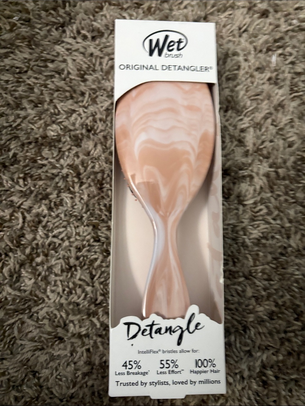 Wet Brush Original Detangler - Pink Marble